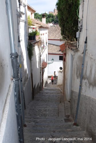 Barrio del Albaicín, Grenade, Andalousie, Espagne