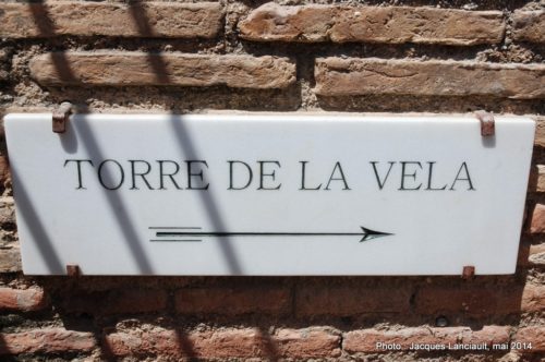Torre de la Vela, Alcazaba, Alhambra, Grenade, Andalousie, Espagne