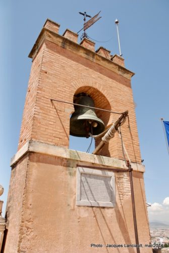 Torre de la Vela, Alcazaba, Alhambra, Grenade, Andalousie, Espagne