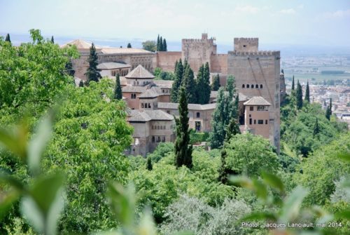 Palacio del Generalife, Alhambra, Grenade, Andalousie, Espagne