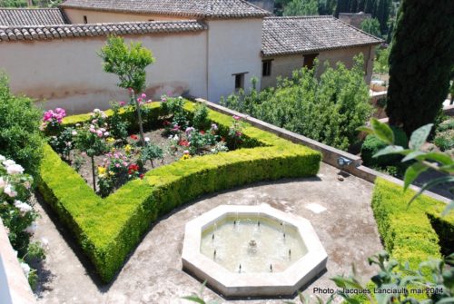Palacio del Generalife, Alhambra, Grenade, Andalousie, Espagne