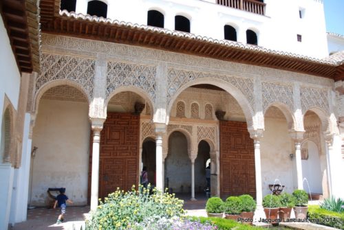 Palacio del Generalife, Alhambra, Grenade, Andalousie, Espagne