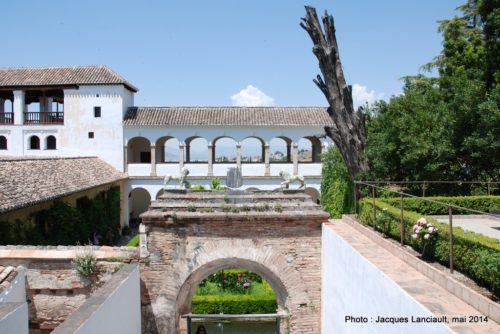 Palacio del Generalife, Alhambra, Grenade, Andalousie, Espagne