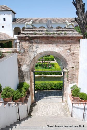Palacio del Generalife, Alhambra, Grenade, Andalousie, Espagne