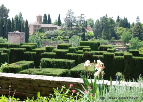 Palacio del Generalife, Alhambra, Grenade, Andalousie, Espagne