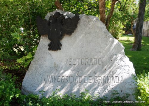 Rectorat de l’Université de Grenade, Grenade, Andalousie, Espagne