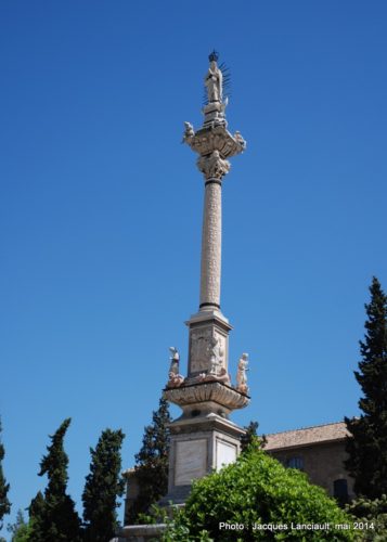 Monumento al Triunfo de la Virgen, Grenade, Andalousie, Espagne