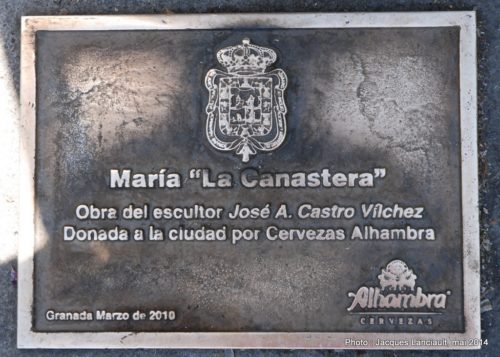 La Canastera, Avenida de la Constitución, Grenade, Andalousie, Espagne