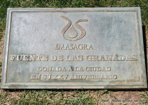 Fuente de las Granadas, Grenade, Andalousie, Espagne