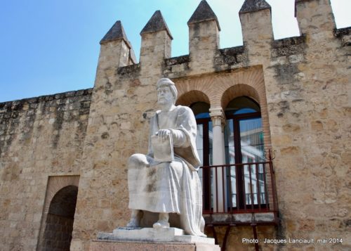 Monument de Averroès, Cordoue, Andalousie, Espagne