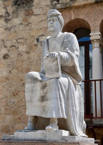 Monument de Averroès, Cordoue, Andalousie, Espagne
