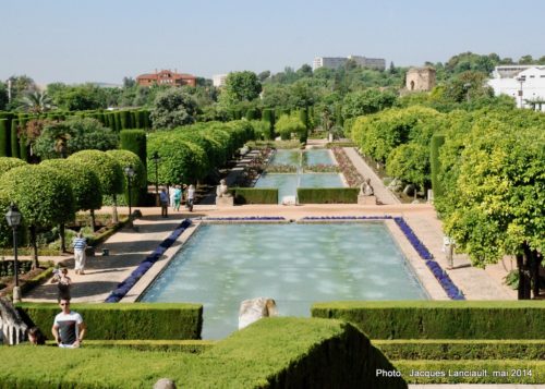 Alcázar de los Reyes Cristianos, Cordoue, Andalousie, Espagne