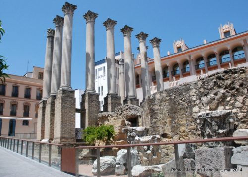 Templo Romano, Cordoue, Andalousie, Espagne