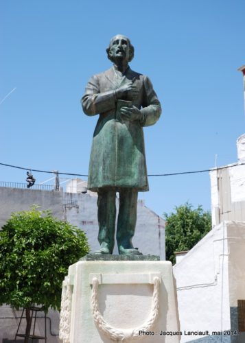 Monument Antonio Almendros Aguilar, Jaén, Andalousie, Espagne