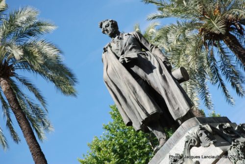 Monument du Duque de Rivas, Cordoue, Andalousie, Espagne