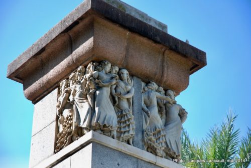 Monument Julio Romero de Torres, Jardines de los Patos, Cordoue, Andalousie, Espagne