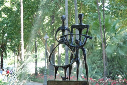 Jardines de los Patos, Cordoue, Andalousie, Espagne