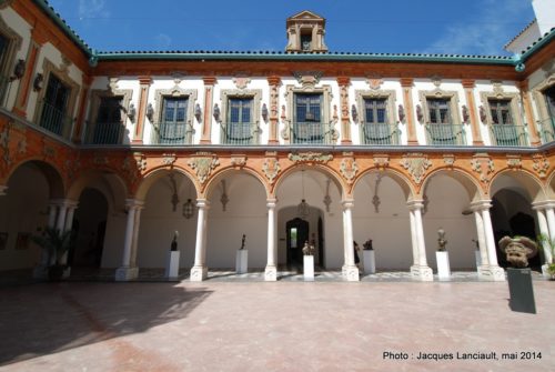 Cloître du palacio de la Merced, Cordoue, Andalousie, Espagne