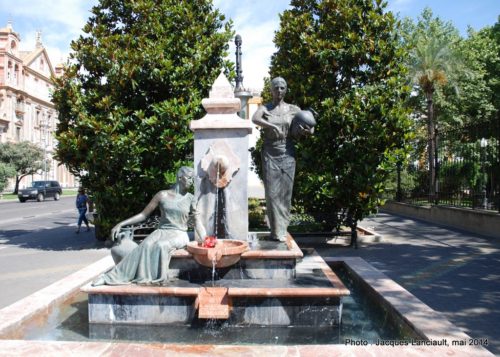 Homenaje a la belleza de la mujer cordobesa, Cordoue, Andalousie, Espagne