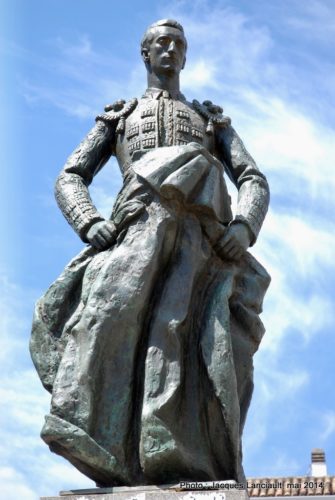 Monument Manolete, plaza del Conde de Priego, Cordoue, Andalousie, Espagne