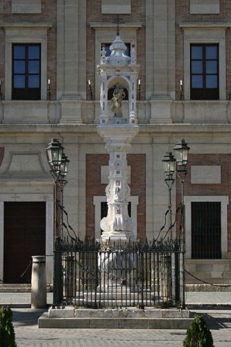 Templete del Triunfo, plaza del Triunfo, Séville, Andalousie, Espagne