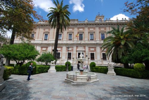 Archivo General de Indias, Plaza del Triunfo, Séville, Andalousie, Espagne