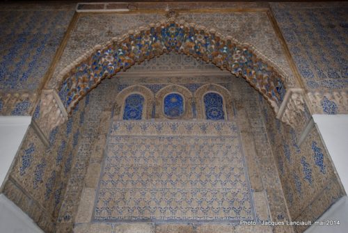 Salón de Embajadores, Real Alcázar, Séville, Andalousie, Espagne