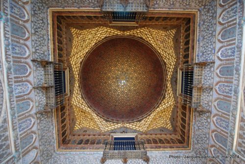 Salón de Embajadores, Real Alcázar, Séville, Andalousie, Espagne