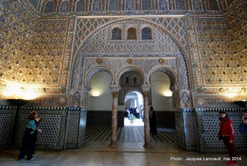 Salón de Embajadores, Real Alcázar, Séville, Andalousie, Espagne