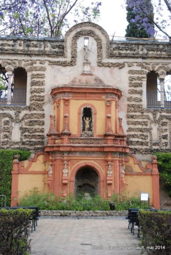 Jardin de Troya, Real Alcázar, Séville, Andalousie, Espagne