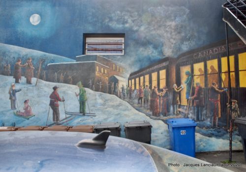 Le train des neiges, Yvon Lemieux, Sainte-Adèle, Québec