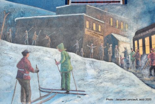 Le train des neiges, Yvon Lemieux, Sainte-Adèle, Québec