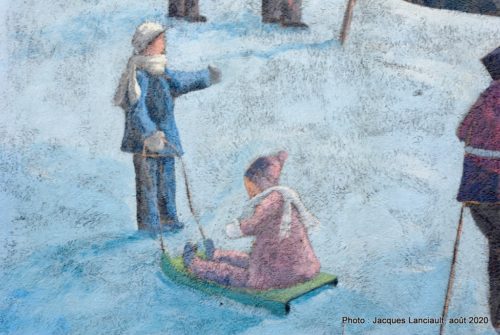 Le train des neiges, Yvon Lemieux, Sainte-Adèle, Québec