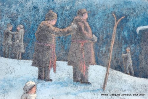 Le train des neiges, Yvon Lemieux, Sainte-Adèle, Québec