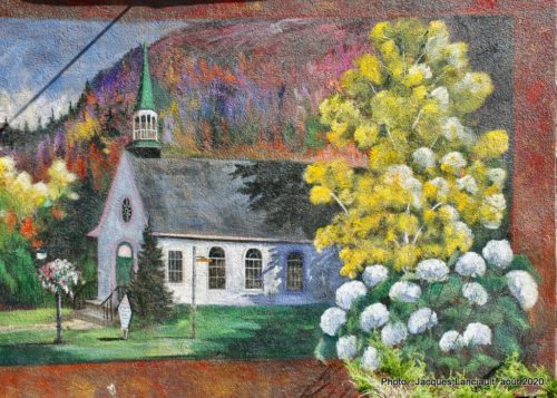 Chapelle sur le lac, Pierrette Joly, Sainte-Adèle, Québec