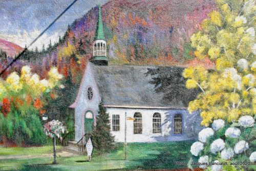 Chapelle sur le lac, Pierrette Joly, Sainte-Adèle, Québec