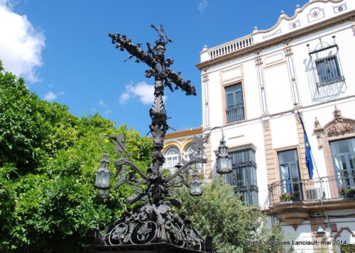 Cerrajería, plaza de Santa Cruz, Séville, Andalousie, Espagne