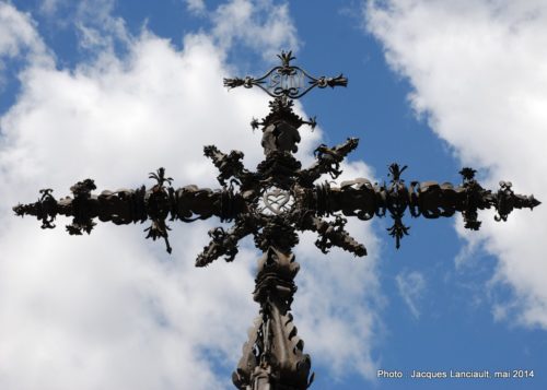 Cruz de la Cerrajería, Plaza de Santa Cruz, Séville, Andalousie, Espagne