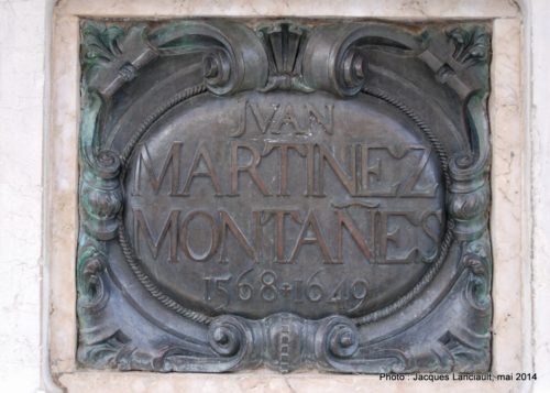 Monument à Juan Martínez Montanès, Plaza del Salvador, Séville, Andalousie, Espagne
