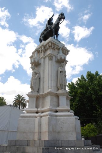 Monument Ferdinand III, Plaza Nueva, Séville, Andalousie, Espagne