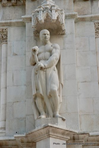 Monument Ferdinand III, Plaza Nueva, Séville, Andalousie, Espagne
