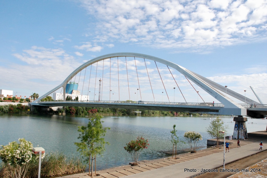 Pont de la Barqueta, Séville, Andalousie, Espagne