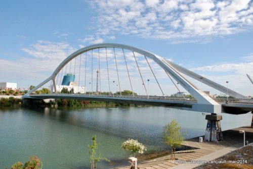 Pont de la Barqueta, Séville, Andalousie, Espagne