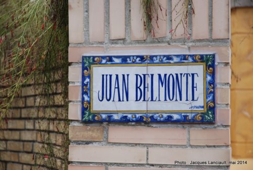 Monument à Juan Belmonte, Séville, Andalousie, Espagne