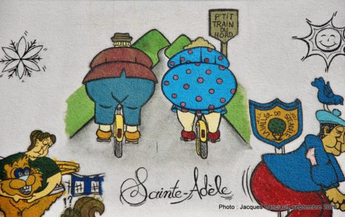 La murale de la solidarité, Rock Therrien, Sainte-Adèle, Québec