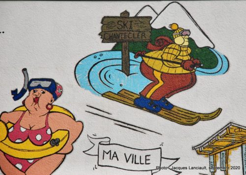 La murale de la solidarité, Rock Therrien, Sainte-Adèle, Québec