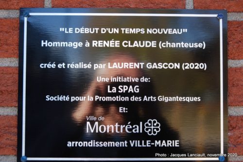 Renée Claude, Laurent Gascon, Montréal, Québec