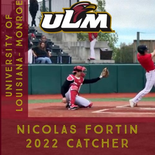 Nicolas Fortin, University of Louisiana-Monroe, NCAA