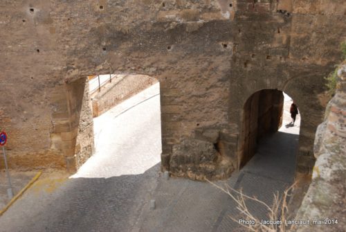 Alcazar de la Puerta de Sevilla, Carmona, Andalousie, Espagne