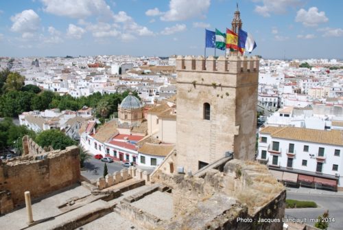 Alcazar de la Puerta de Sevilla, Carmona, Andalousie, Espagne